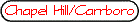 Chapel Hill/Carrboro